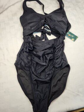 Blooming Jelly Women's Swimsuit in Black - Size S/B - NWT